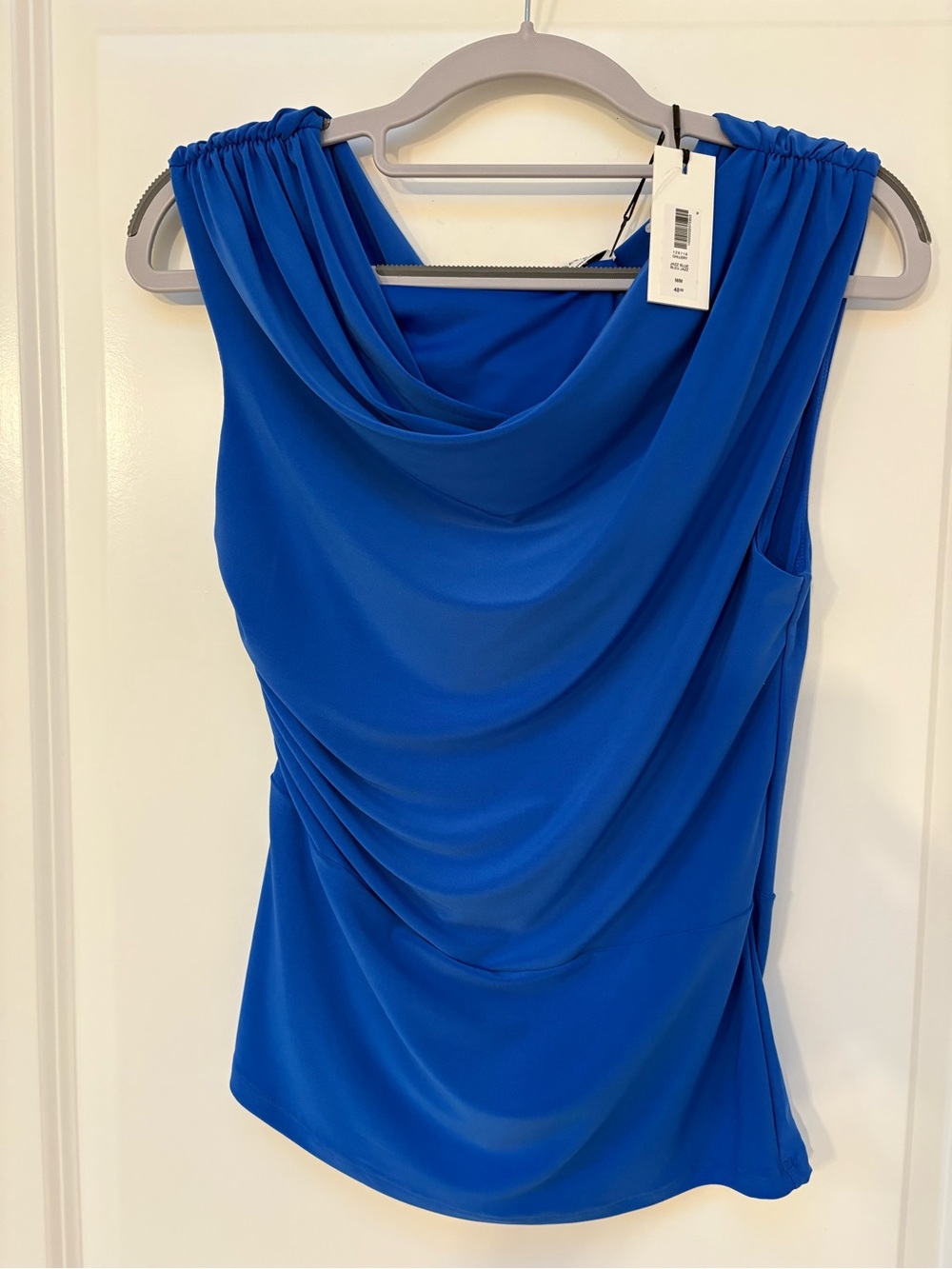 Aritzia Jazz Blue Bleu Jazz Lined off the shoulder top. Never Worn Size Medium